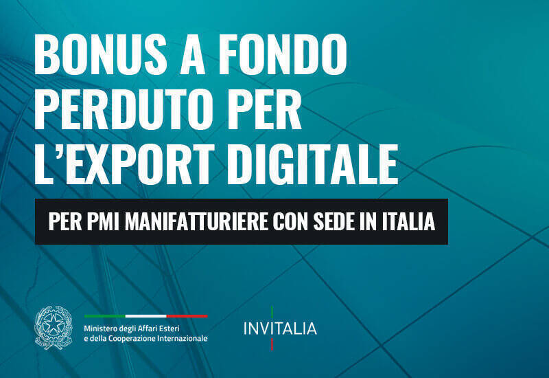 Bonus export digitale plus: domande entro il 12 aprile 2024